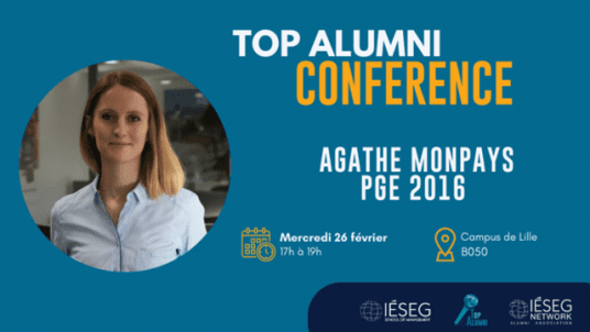 [Top Alumni Conference] Meeting with Agathe Monpays (PGE 2016)